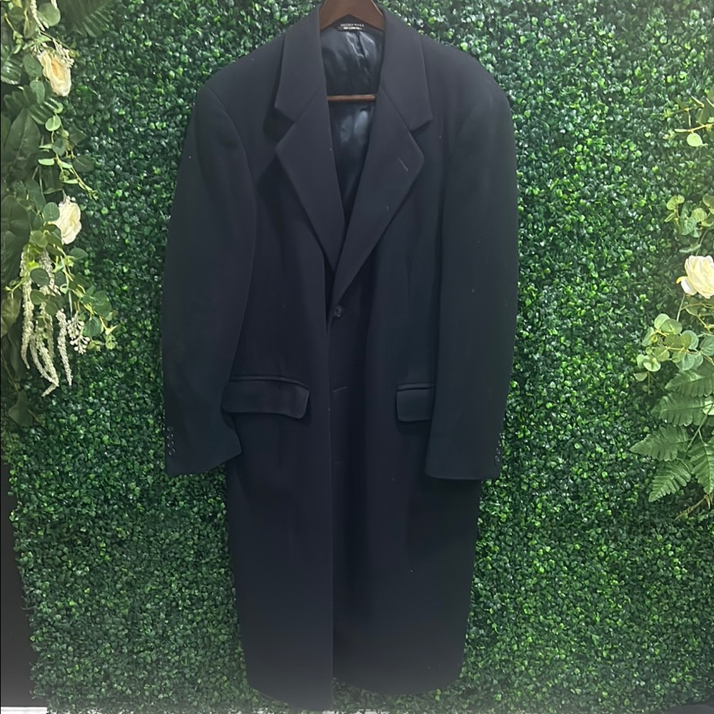 Classic Black Christian Dior Overcoat